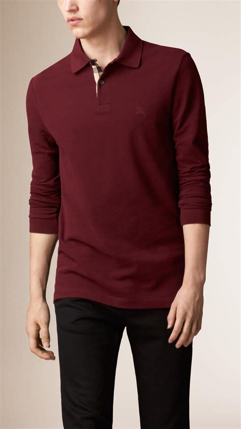 burberry polo shirt sale free shipping|burberry long sleeve polo shirts.